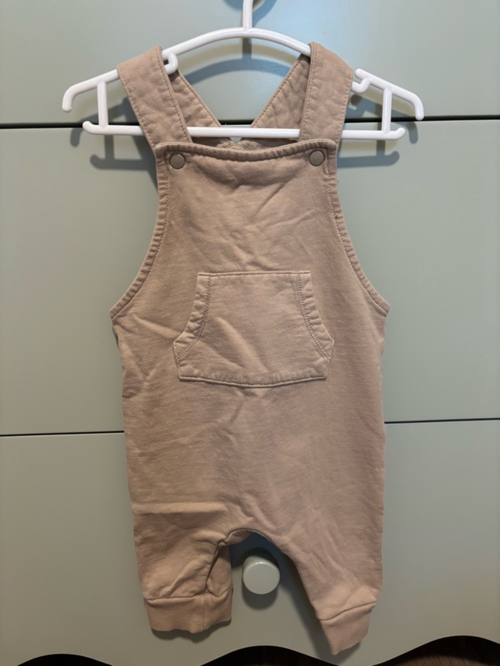 H&M Tan Overalls with Front Pocket